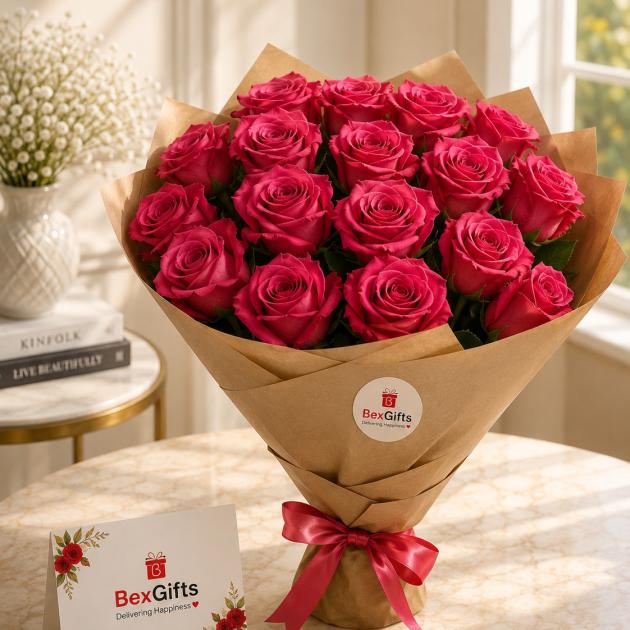 Classic Red Rose Elegance